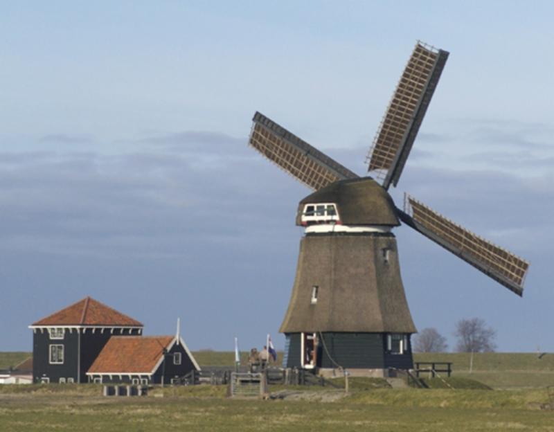 Foto: Poldermolen de Breek