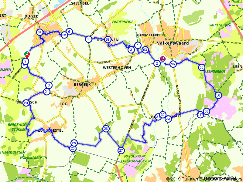 Fietsen door de bossen bij Bergeijk