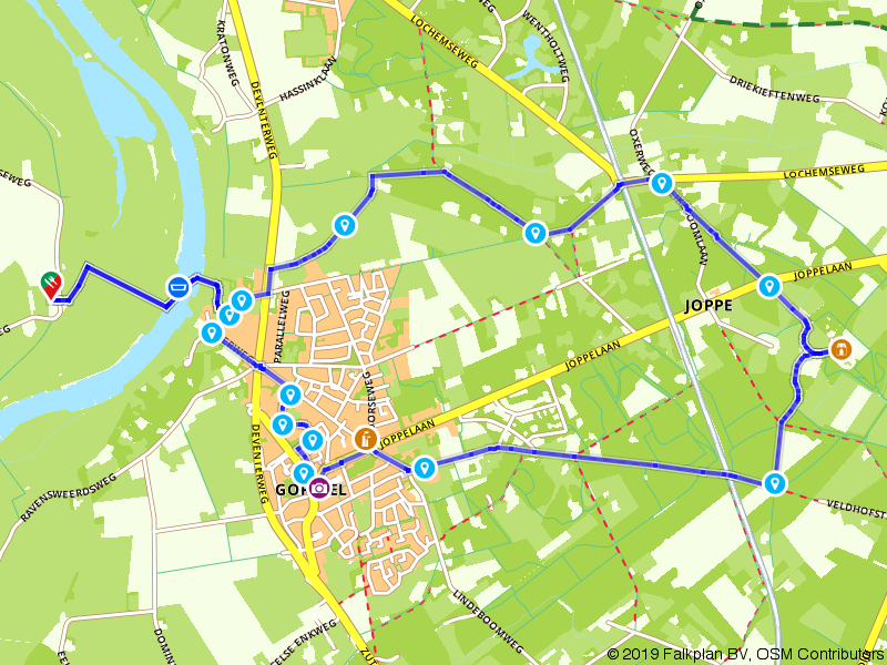 Rondje Gorssel, Kasteel 't Joppe en MORE