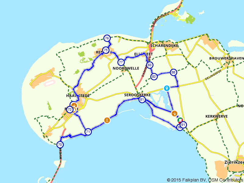 Fietsroute 129951 - Rondje Schouwen