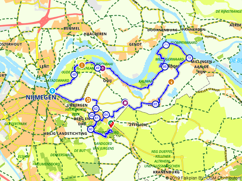 Fietsroute 137734 - Woelige strijd tussen mens en Waal
