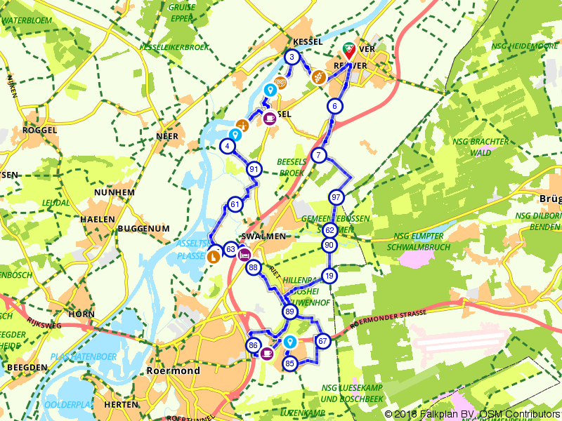 Fietsroute 143455 - Waar Noormannen en draken de Maas domineerden