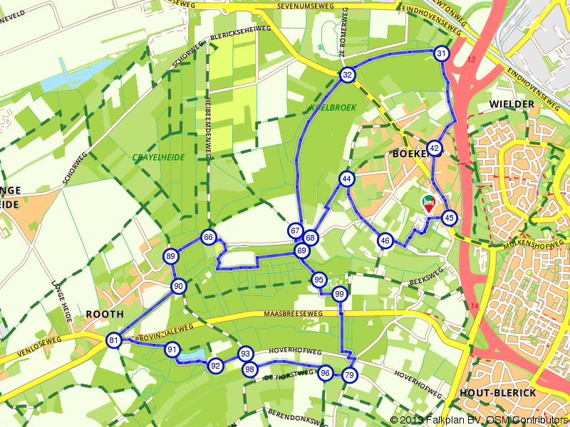 Wandelroute 164754 - Wandeling door de Blerickse Bergen