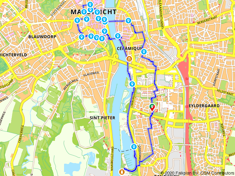 Wandelroute 172443 - Wandelen door mediterraan Maastricht