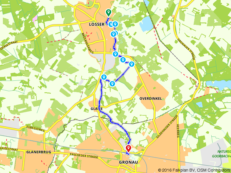 Wandelroute 175171 - Dinkelpad: Etappe Losser-Gronau