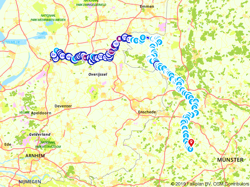 Fietsroute 207556 - Vechtdalroute: volg de Vecht naar Duitsland