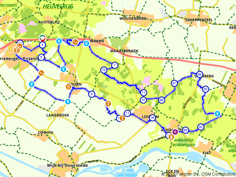 Fietsroute 420545 - Ontdek de sporen op de Heuvelrug