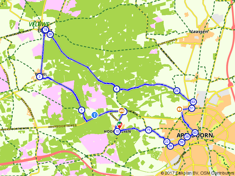 Fietsroute 426420 - Route rond Paleis Het Loo en Het Aardhuis