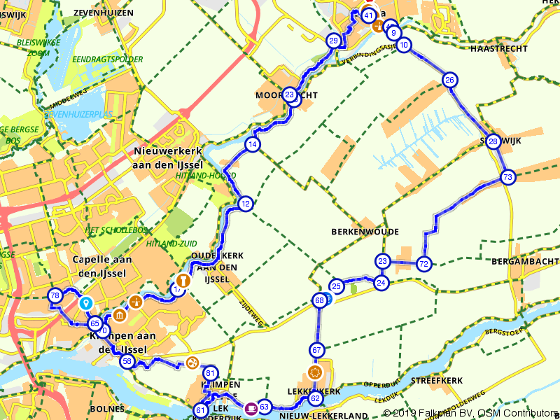 Fietsroute 464733 - KoeKaasRoute: ontdek de authentieke Krimpenerwaard