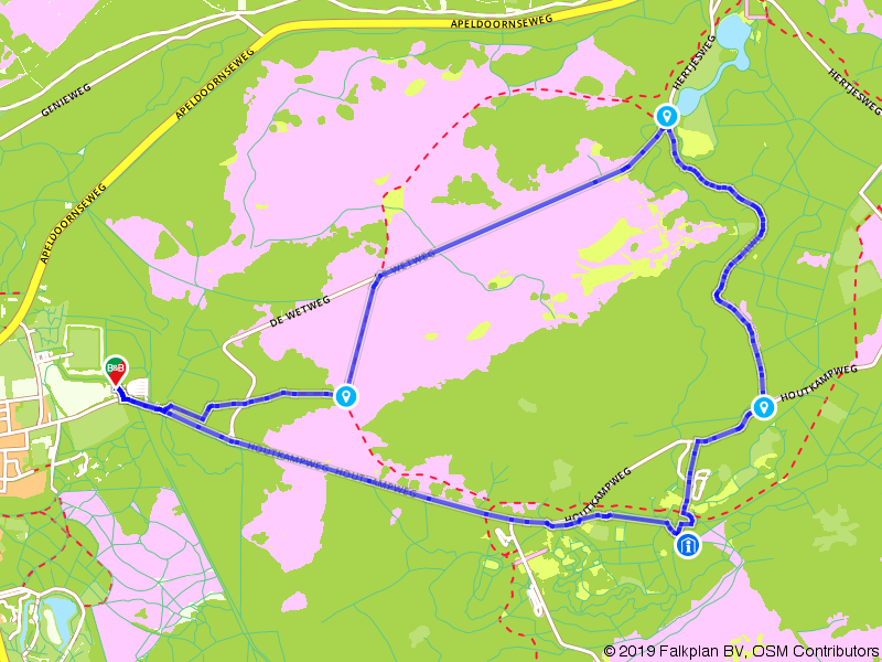 Wandelroute 530588 - Wandelroute Nationaal Park De Hoge Veluwe