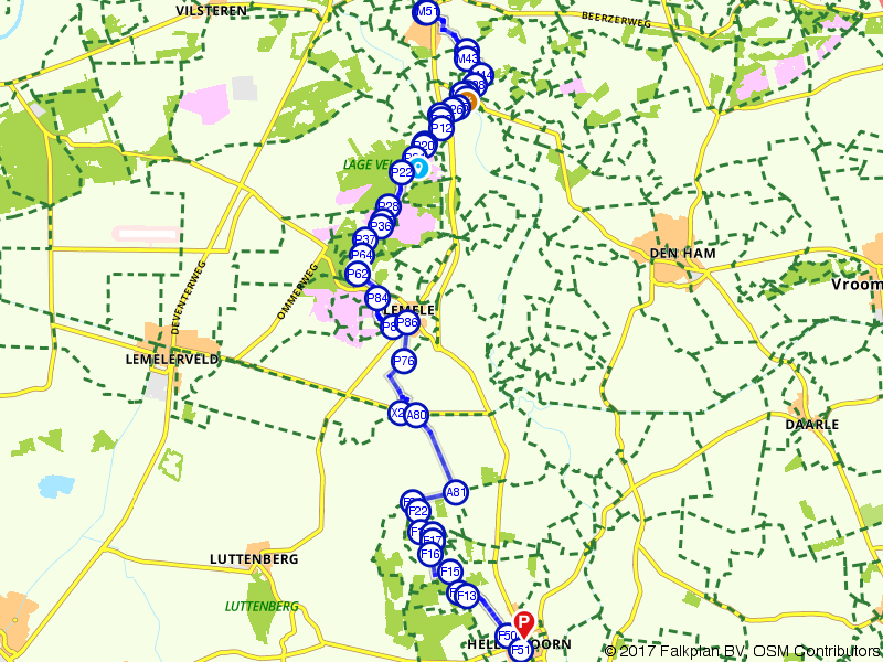 Wandelroute 538467 - De tiende etappe van het Pieterpad