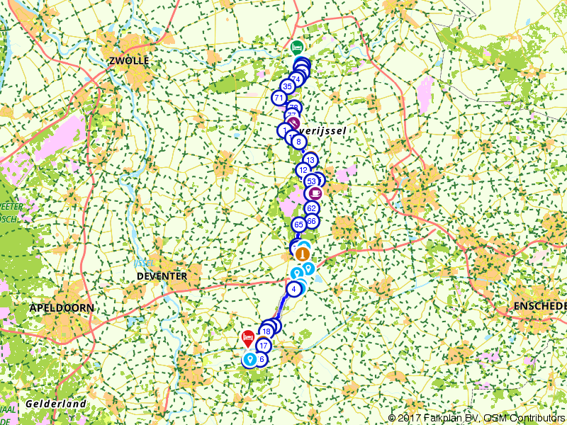 Fietsroute 539180 - Etappe 4 Fietserspad – Pieterpad voor Fietsers