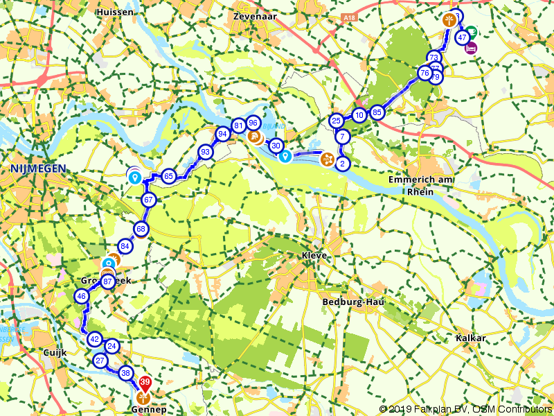 Fietsroute 539183 - Etappe 6 Fietserspad – Pieterpad voor Fietsers