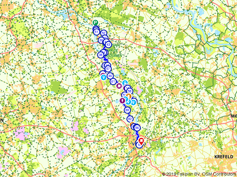 Fietsroute 539185 - Etappe 7 Fietserspad – Pieterpad voor Fietsers