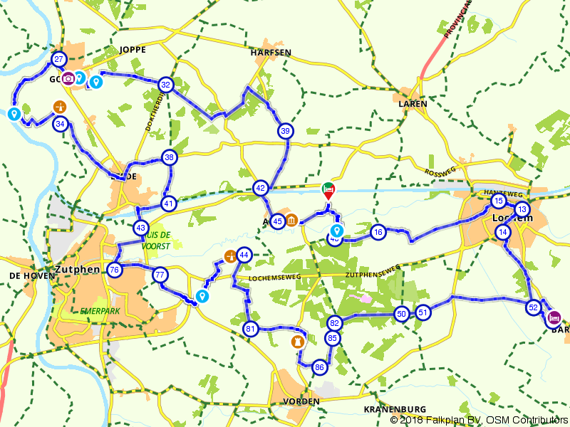 Fietsen door het achterland van Zuthpen