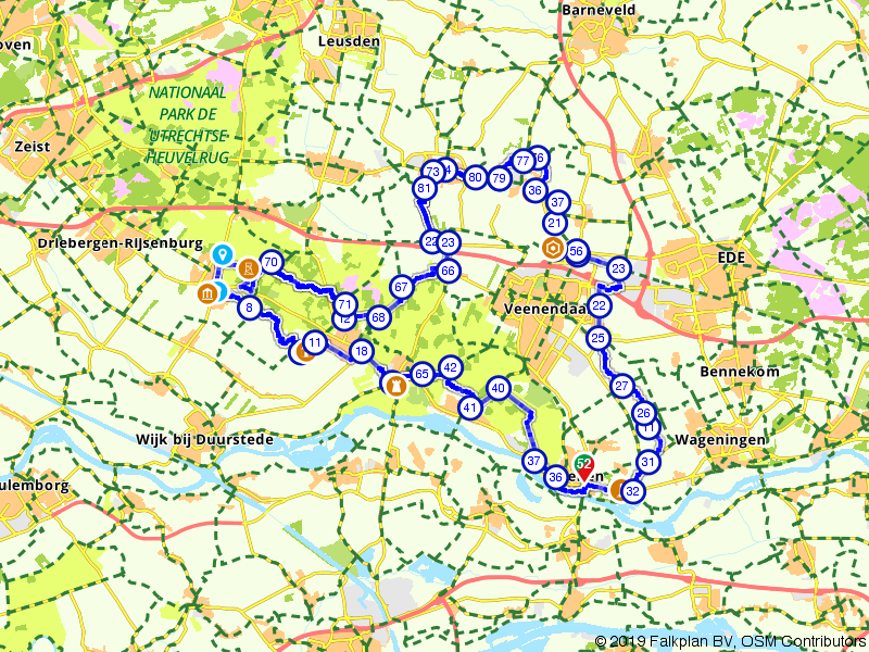 Fietsroute 555519 - Fietsevent 19 mei: Voel je vrij op de Heuvelrug