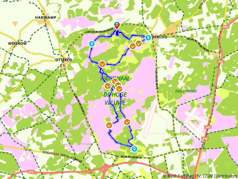 Fietsroute 595920 - Wild spotten in Nationaal Park De Hoge Veluwe