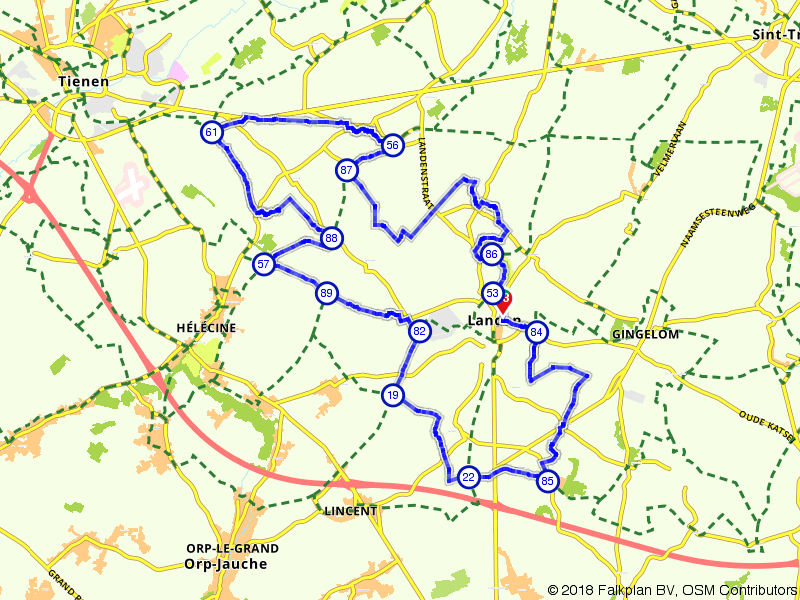 Landense fietsroute