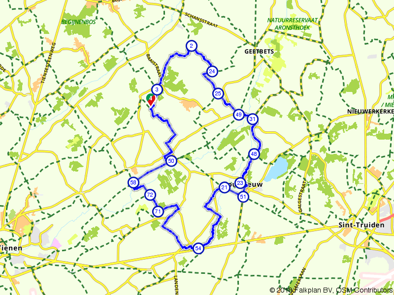 Twee Getenroute